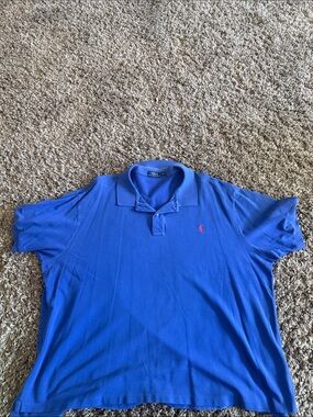 Ralph Lauren Men’s Royal Blue Polo with Red Pony